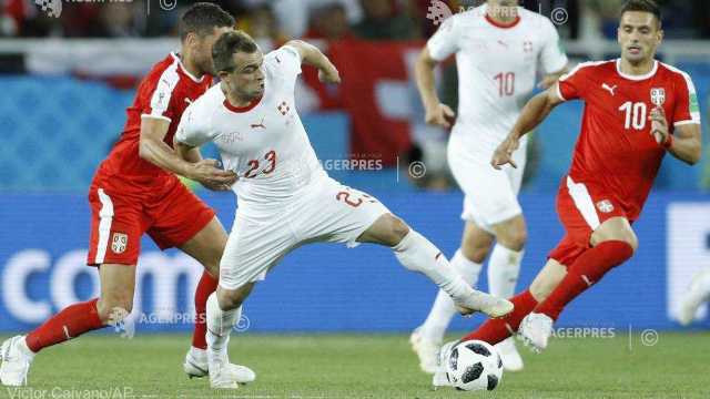 Fotbal - CM 2018 | Serbia, învinsă pe finalul meciului de Elveția cu 2-1