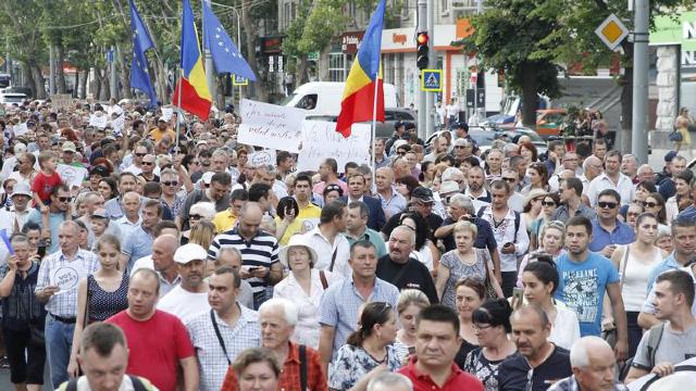 Un nou protest, în Capitală, împotriva deciziei instanței de a nu valida alegerile 