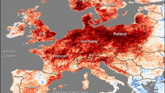 Europa se confruntă cu temperaturi record, la Nord - 33 de grade Celsius