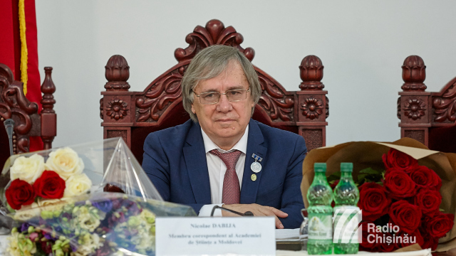 Poetul, prozatorul și publicistul Nicolae Dabija a fost omagiat în cadrul unei ceremonii organizate de AȘM