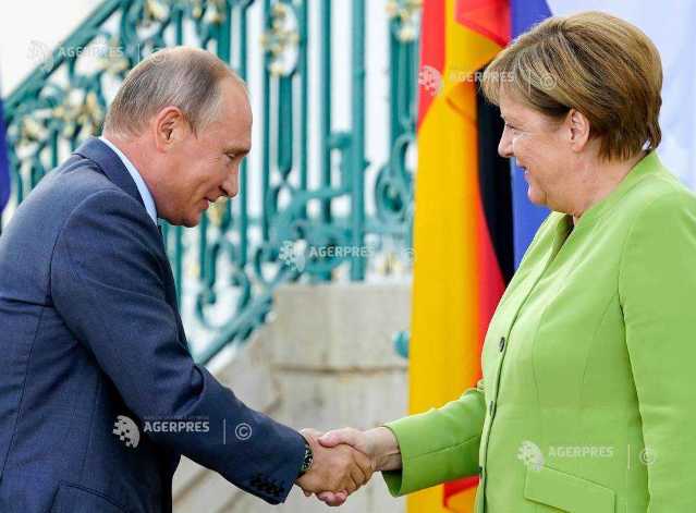 Prima întâlnire bilaterală dintre Merkel și Putin după anexarea Crimeei a rămas fără niciun acord (FOTO)