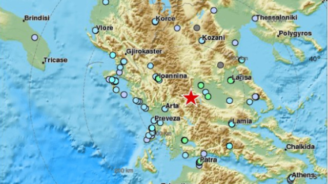 Cutremur cu magnitudinea 5 în nordul Greciei