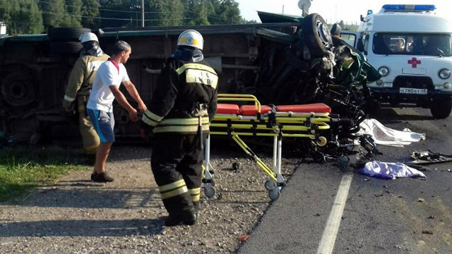 Patru persoane rănite în accidentul din regiunea Kaluga, rămân internați în stare gravă în spital, în Federația Rusă