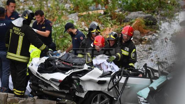 Un cetățean al R.Moldova se află printre victimele înregistrate în urma prăbușirii podului din Genova