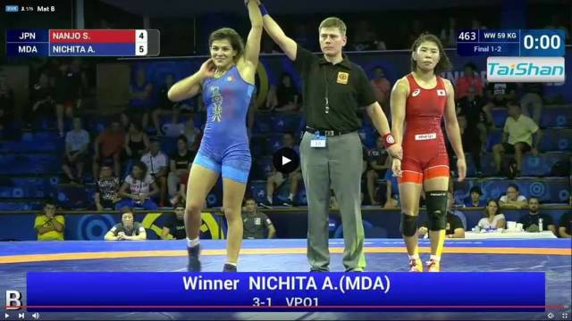 VIDEO | Anastasia Nichita – campioană mondială la lupte printre tineret 

