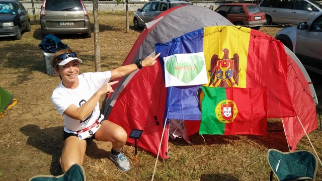FOTO | O moldoveancă este principala favorită a supermaratonului de 24 de ore din Portugalia