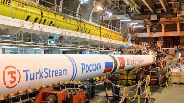 Gazprom anunță că gazoductul Turkish Stream este finalizat în proporție de 80%