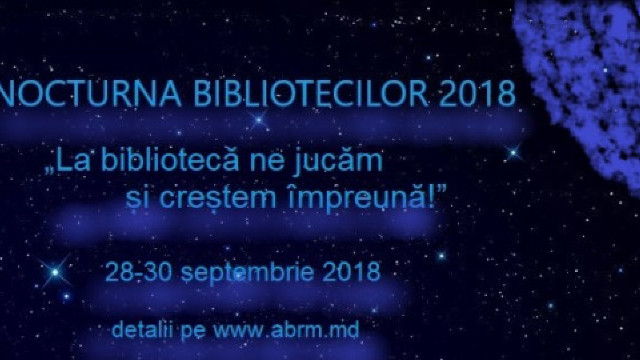 BNRM | La Nocturna Bibliotecilor tinerii vor obține permise de cititor, gratuit  