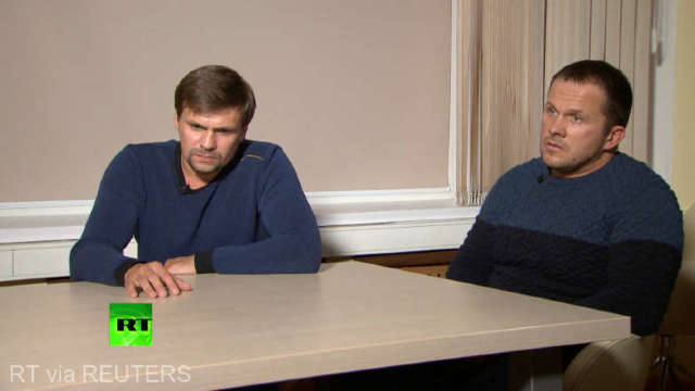 Reacția Londrei la interviul cu cei doi ruși acuzați de otrăvirea lui Skripal