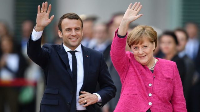 Cancelarul german, primit de președintele Franței la Marsilia, înaintea summitului UE
