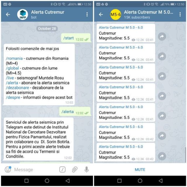 Cum puteți primi gratuit, pe mobil, alertă de cutremur direct de la Institutul Național pentru Fizica Pământului de la București