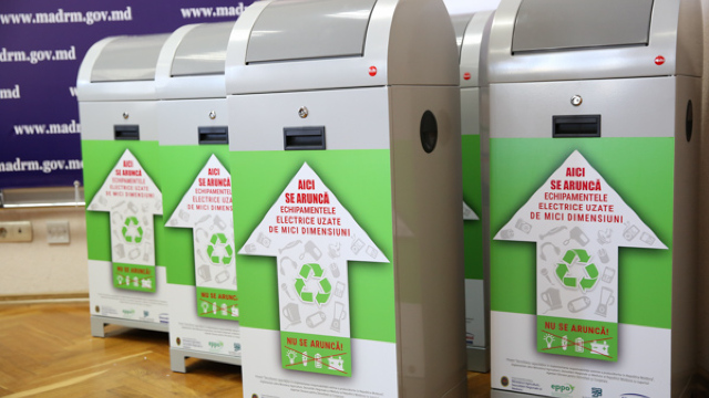 În Capitală vor fi amenajate puncte de colectare a deșeurilor de echipamente electrice 