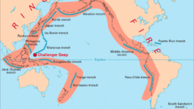 Cutremure puternice pe centura de foc a Oceanului Pacific