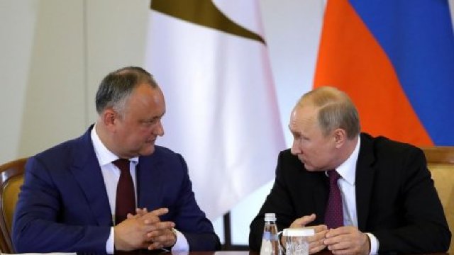 Igor Dodon va avea o întrevedere bilaterală cu Vladimir Putin la Moscova