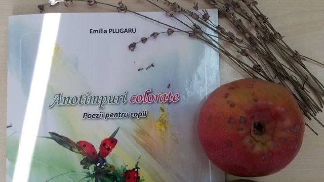 Cartea de poezii pentru copii „Anotimpuri colorate”  de Emilia Plugaru va fi lansată astăzi