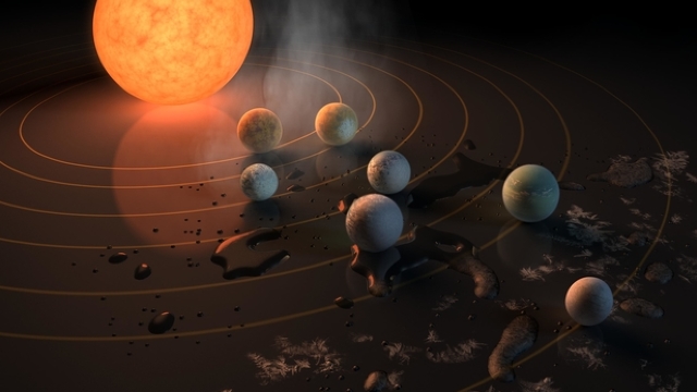 Premieră în astronomie | Patru planete gigantice descoperite pe orbita unei stele tinere