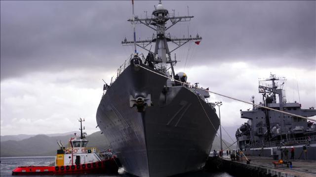 O navă militară americană a acostat joi într-un port israelian Ashdod, pentru prima oară în ultimii 20 de ani