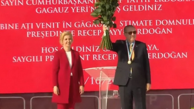 Recep Tayyip Erdogan și-a manifestat la Comrat recunoștința față de Suleyman Demirel și Stepan Topal pentru crearea Autonomiei Găgăuze