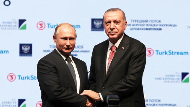 Vladimir Putin și Recep Tayyip Erdogan au inaugurat o porțiune importantă a gazoductului Turkish Stream
