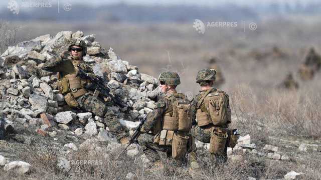 Circa 1.800 de militari români și din alte țări participă la exercițiul multinațional Scorpions Fury 18 din localitatea Cincu, România