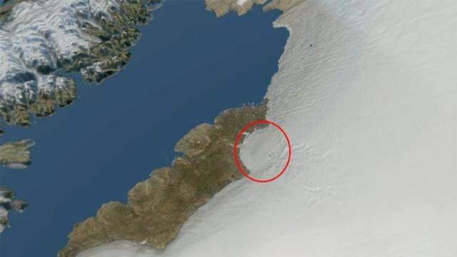 Descoperire sub un ghețar din Groenlanda. Ar putea fi primul fenomen din lume