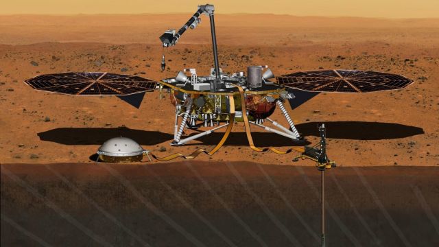 VIDEO | Sonda spațială InSight a ajuns pe Marte. Are la bord și un microcip cu numele a 2,42 de milioane de oameni 