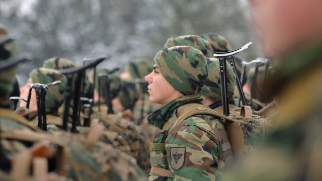 FOTO | Soldații din Brigada „Dacia” vor să devină militari profesioniști