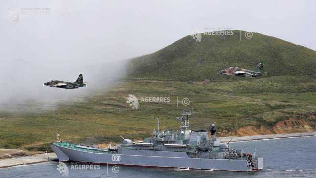 Rusia începe manevre militare la sud de strâmtoarea Kerci în Marea Neagră