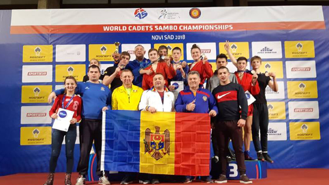 Aur pentru Republica Moldova la Campionatul Mondial de SAMBO printre cadeți