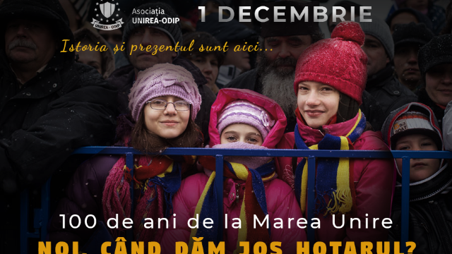 Un marș dedicat Centenarului Marii Uniri se desfășoară pe 1 decembrie la Chișinău (LIVE VIDEO)