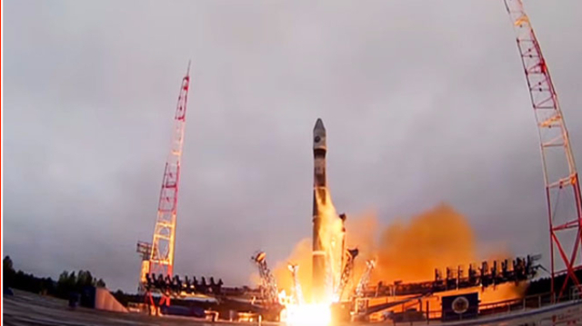 O rachetă Soyuz a fost lansată astăzi