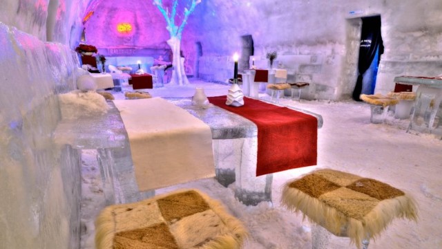 Hotelul de Gheață de la Bâlea Lac a fost rezervat în totalitate pentru pentru Anul Nou