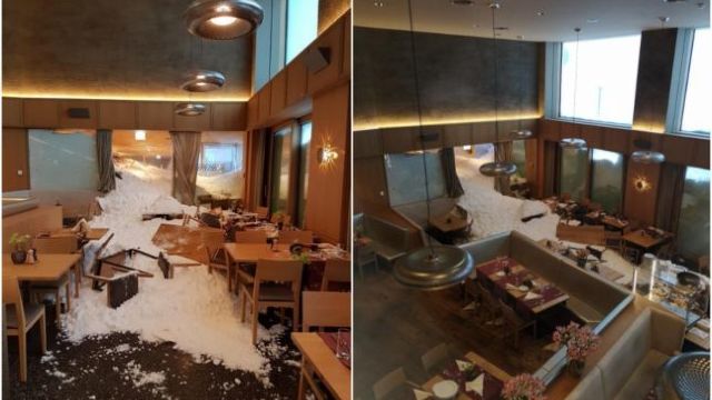 Mai mulți răniți, după ce o avalanșă a lovit un hotel din Alpii elvețieni