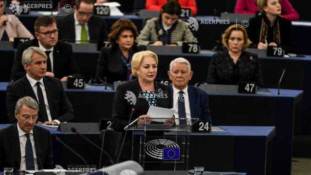 România, în plenul Parlamentului European, prezintă prioritățile Președinției române a Consiliului UE