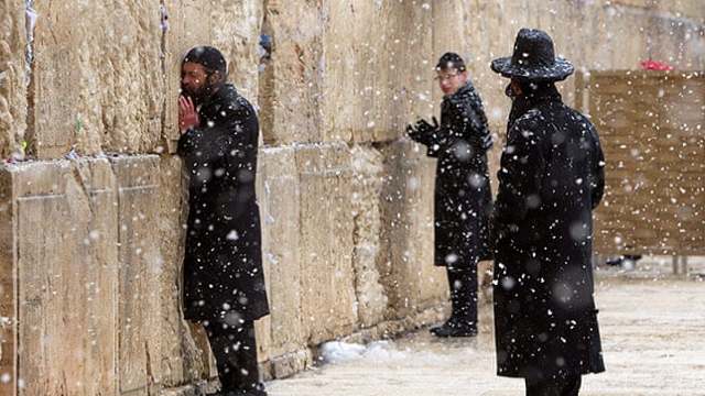Fenomen neobișnuit la Ierusalim (foto)