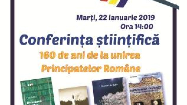 Conferința „160 de ani de la unirea Principatelor Române”, la Chișinău