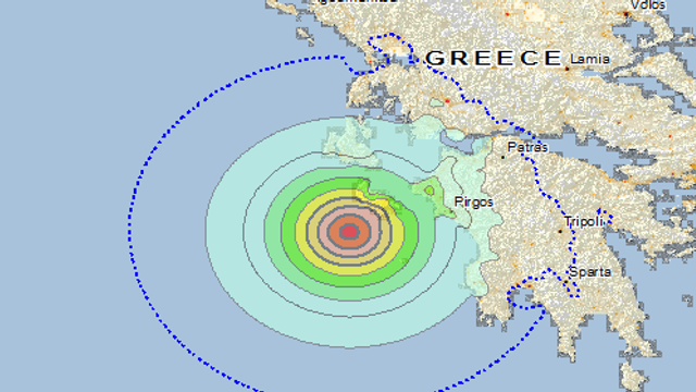 Un cutremur cu magnitudinea de 5,2 grade s-a produs în nord-vestul Greciei
