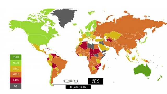 Republica Moldova poziționată pe locul 97 în clasamentul mondial al libertății economice