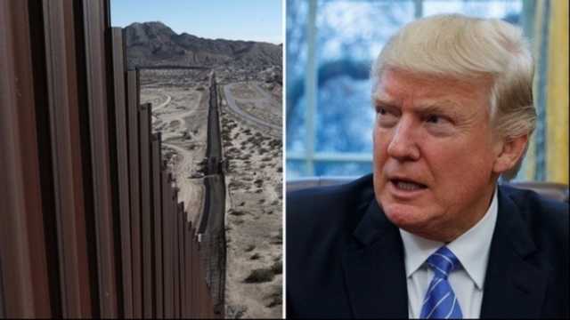 Donald Trump a promis în fața Congresului că va construi zidul de la granița cu Mexicul