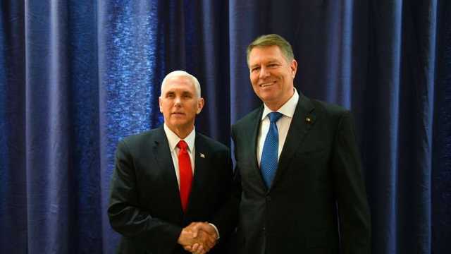 Iohannis a reiterat la întâlnirea cu vicepreședintele SUA angajamentul României pentru consolidarea Parteneriatului transatlantic