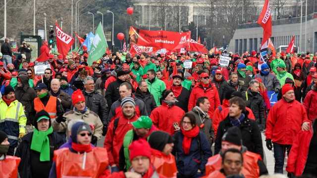 Grevă generală în Belgia