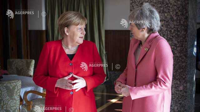 Posibilitatea amânării Brexit-ului a fost ridicată la o întâlnire May-Merkel, dar nu a avut loc o discuție ''substanțială'' 