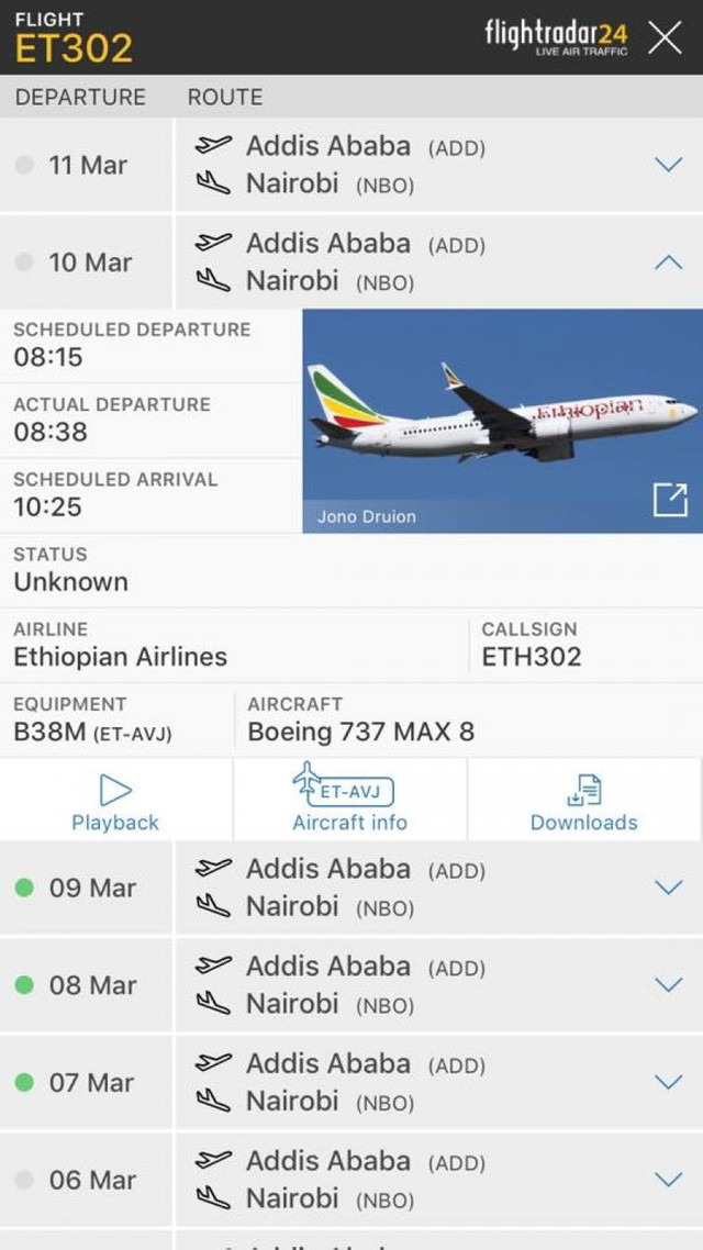 Un Boeing care s-a prăbușit în Etiopia a făcut peste 150 de morți, potrivit oficialităților
