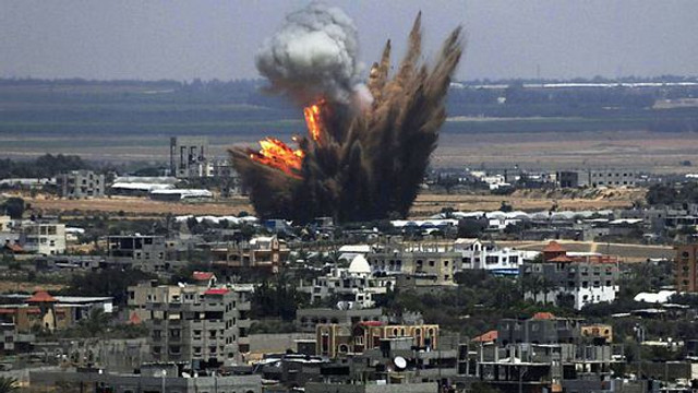 Israelul lovește Fâșia Gaza ca represalii la tirurile de rachete 