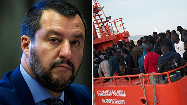 Italia | Matteo Salvini refuză să primească în porturile Italiei o barcă de salvare cu 49 de persoane la bord