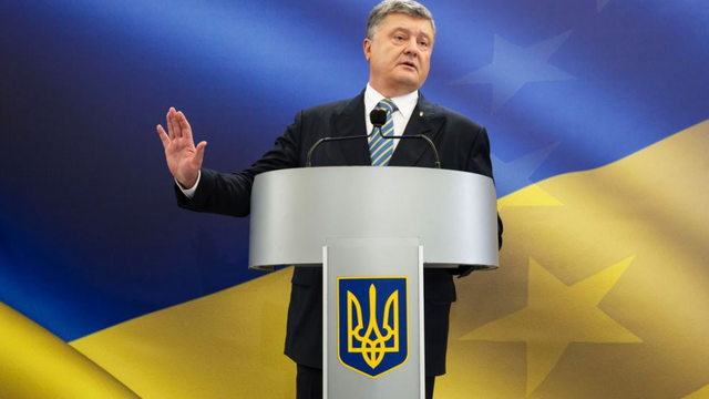 Președintele Ucrainei, Petro Poroșenko, compară Rusia lui Putin cu Germania lui Hitler