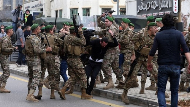  Proteste ale militarilor în retragere din Liban