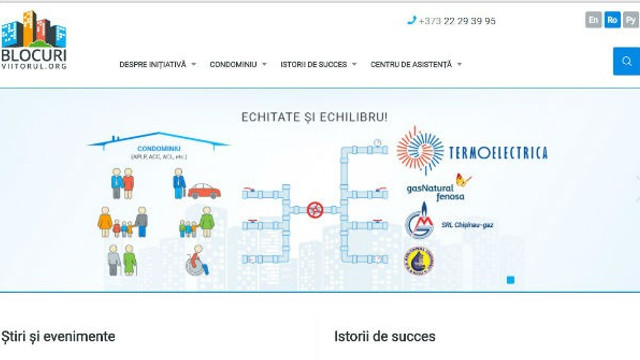 Portal informativ pentru consumatorii casnici și administratorii de blocuri din Chișinău