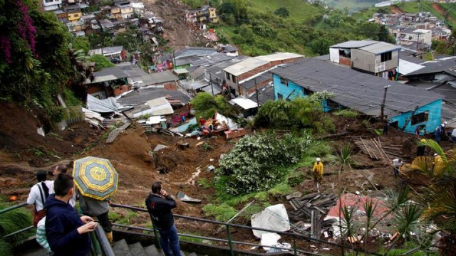 Alunecări de teren care au luat viața a cel puțin 19 persoane în sud-vestul Columbiei