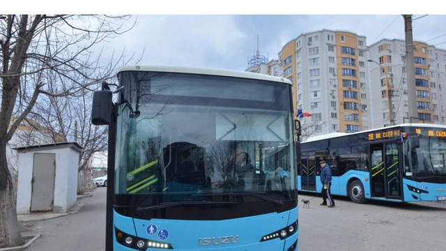 Ultimele șase autobuze din cele 31 cumpărate în februarie vor fi puse pe rutele din Chișinău